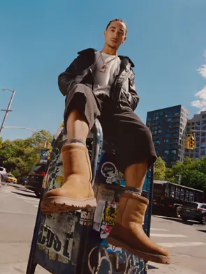 Julez Smith wearing our UGG Birch Boot II.